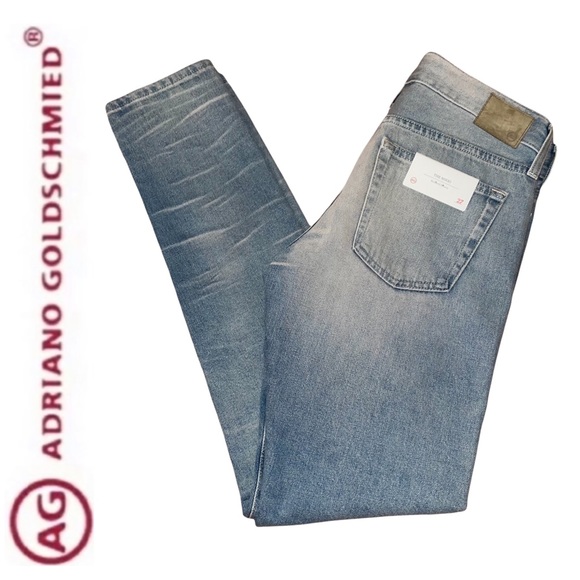 AG Adriano Goldschmied Nikki Relaxed Skinny Boyfriend Jeans Size 27 NWT - Picture 3 of 16